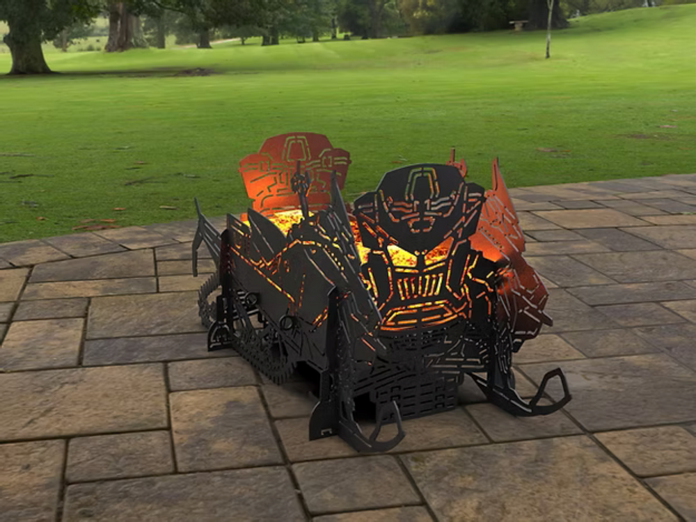 Snowmobile Fire Pit