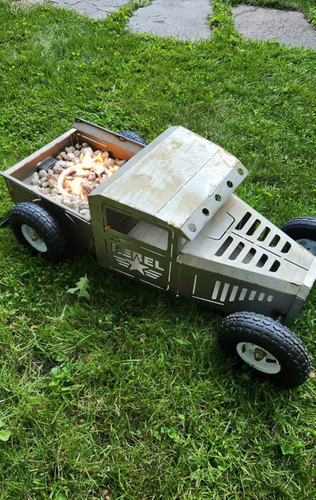Hot Rod Truck Fire Pit